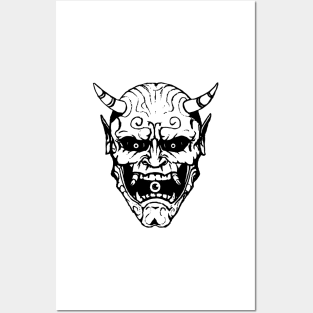 Oni Demon Posters and Art